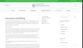 
							         Insurance and Billing - Central Park ENT								  
							    