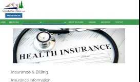 
							         Insurance & Billing - Grants Pass Clinic								  
							    