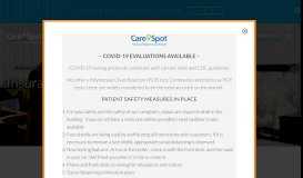 
							         Insurance Check | CareSpot Urgent Care								  
							    