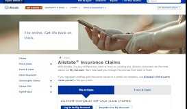 
							         Insurance Claims | Allstate Insurance								  
							    