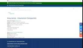 
							         Insurance Companies - Federal Motor Carrier Safety Administration								  
							    