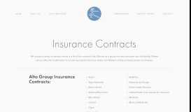 
							         Insurance Contracts — Alta Orthopaedics								  
							    