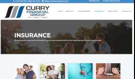 
							         Insurance - Curry Financial Group								  
							    