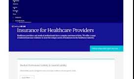 
							         Insurance for Healthcare Providers | Chubb								  
							    