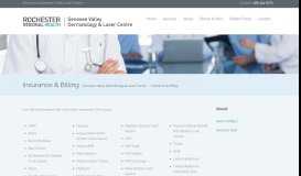 
							         Insurance - Genesee Valley Dermatology & Laser Centre								  
							    