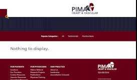 
							         Insurance Information - Pima Heart								  
							    