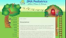 
							         Insurance - Jeffers, Mann and Artman Pediatric and Adolescent ...								  
							    