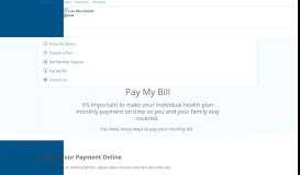 
							         Insurance Payment Options | Blue Cross and Blue Shield of Illinois								  
							    