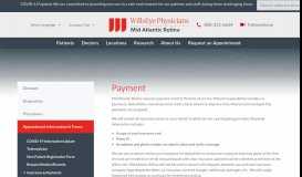
							         Insurance & Payments - Mid Atlantic Retina								  
							    