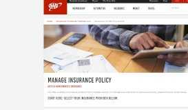 
							         Insurance Payments & Service - AAA.com								  
							    