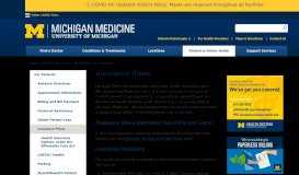 
							         Insurance Plans | Michigan Medicine								  
							    