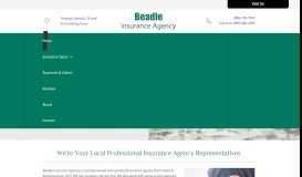 
							         Insurance Provider's Contact | Beadle Insurance Agency								  
							    