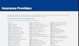 
							         Insurance Providers | Family Practice Associates								  
							    