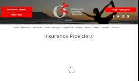 
							         Insurance Providers - Orthopaedic Associates - Zanesville - Ohio								  
							    