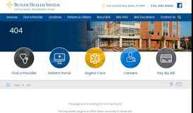
							         Insurance We Accept | Butler Health System								  
							    