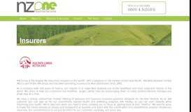 
							         Insurers - NZOne Group								  
							    
