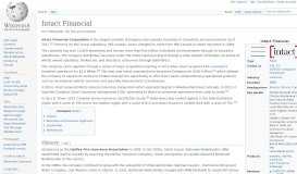 
							         Intact Financial - Wikipedia								  
							    
