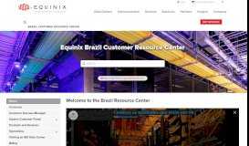 
							         Integra Customer Resource Center - Equinix								  
							    