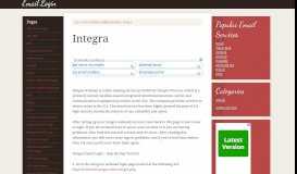 
							         Integra Email Login – webmail.integra.net Sign In								  
							    