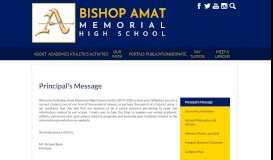
							         Integral Student Outcomes – About Us – Bishop Amat Memorial High ...								  
							    