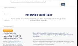 
							         Integrate document management with SAP, Outlook ... - DocuWare								  
							    