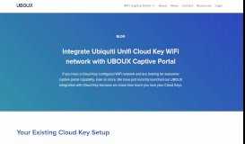 
							         Integrate Ubiquiti Unifi Cloud Key WiFi network with UBOUX Captive ...								  
							    