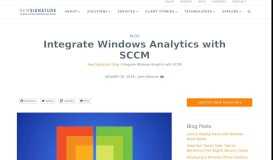 
							         Integrate Windows Analytics with SCCM - New Signature								  
							    