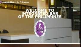 
							         Integrated Bar of the Philippines								  
							    