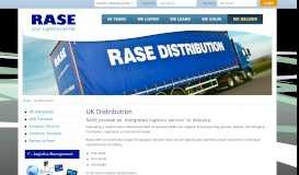 
							         Integrated Logistics Service | RASE Distribution								  
							    