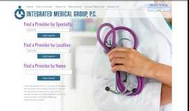 
							         Integrated Medical Group, PC								  
							    