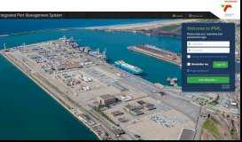 
							         Integrated Port Management System								  
							    