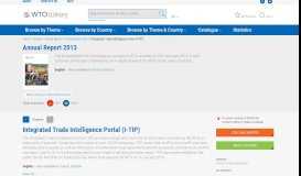 
							         Integrated Trade Intelligence Portal (I-TIP) - WTO iLibrary								  
							    