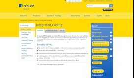 
							         Integrated Trading - Aviva Broker								  
							    