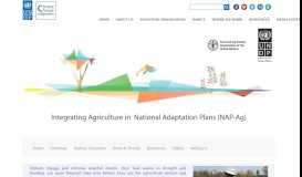 
							         Integrating Agriculture in National Adaptation Plans (NAP-Ag)								  
							    