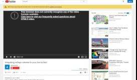 
							         Integrating college calendar to your Amrita Mail - YouTube								  
							    