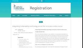 
							         Integrating Sustainability and Ecology ... - CESA Registration Centre								  
							    