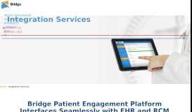 
							         Integration & Interface Services for EHR, RCM, PM, RIS, HIE | Bridge								  
							    