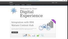 
							         Integration with IBM Watson Content Hub								  
							    