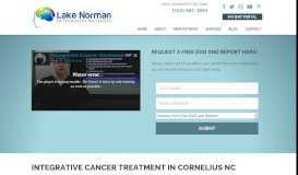 
							         Integrative Cancer Treatment - Lake Norman Health & Wellness								  
							    