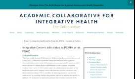 
							         integrative-centers — Academic Collaborative for Integrative Health								  
							    
