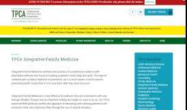 
							         Integrative Family Medicine | TPCA								  
							    