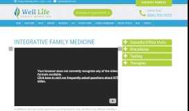 
							         Integrative Family Medicine - Well Life Family Medicine | Amarillo, TX								  
							    