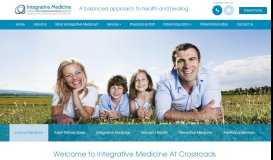 
							         Integrative Medicine at Crossroads | Home - Welcome to Integrative ...								  
							    