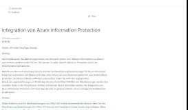 
							         Integrieren von Azure Information Protection in Cloud App Security ...								  
							    