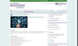 
							         Integris Getting Started | Kirklees Business Solutions								  
							    