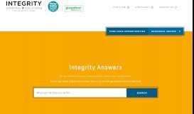 
							         Integrity Answers - Integrity Staffing Solutions								  
							    