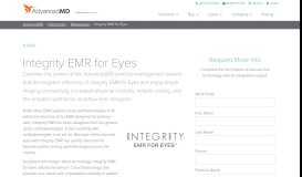 
							         Integrity EMR for Eyes - AdvancedMD Marketplace								  
							    