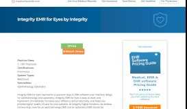 
							         Integrity EMR for Eyes by Integrity | MedicalRecords.com								  
							    