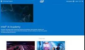 
							         Intel® AI Developer Program | Intel® Software								  
							    