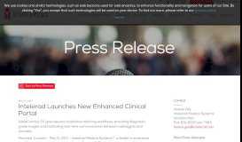 
							         Intelerad Launches New Enhanced Clinical Portal | Intelerad Medical ...								  
							    